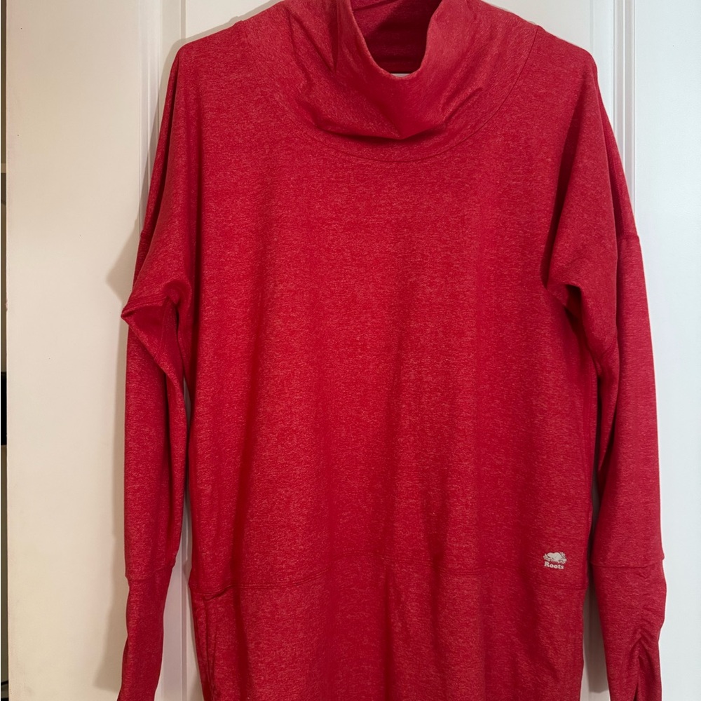 Roots Pink Turtleneck Sweater for Women